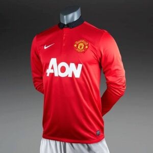 Manchester United Red Long Sleeve Jersey